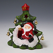 Twinkle Bell Tree Santa