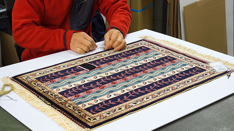 ペルシャ絨毯,トルコ絨毯の額縁製作